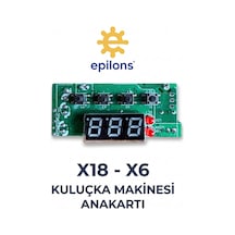 Mx-18 Mx-6 Ev Tipi Mini Kuluçka Makinesi Anakartı Dijital Göstergeli Termostat Ve Kontrol Kartı Yede