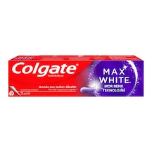 Colgate Max White Purple Diş Macunu 75 Ml - Anında Beyazlatma 3'li Ekonomik Paket - 3 Adet Tarı