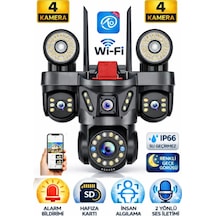 O-kam Pro Ok-231plus Premium 4 Lensli 12 Mp Wifi Ptz Güvenlik Kamerası