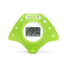 Mty-818 Karikatür Şeytan Balığı Çocuk Elektronik Su Termometresi Yeşil