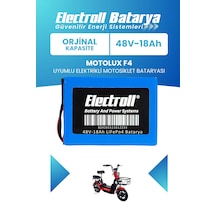 Motolux F4 Batarya Standart Kapasite Lifepo4 48v 18ah
