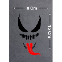 Venom Korkunç Öfke Sticker - Araba Oto Motosiklet Karavan Cam Sticker - 00138 15x8 Cm