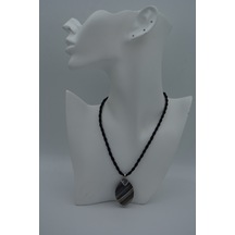 Stoneage Dantelli Akik Kolye N11.38764 Altın