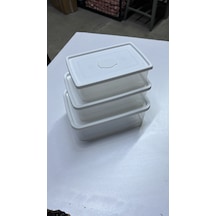 3 Lü Trio Dikdörtgen Beyaz Diğer