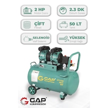 Gap Kompresör GPY1500 50 LT Yüksek Emişli Yağsız Teknoloji Hava Kompresörü