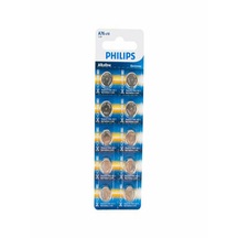 Philips Alkalin Pil 10 Lu Lr44 Lr1154 1.5v A76p10b/10 2603 2607