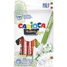 Carioca Fabric Liner Kumaş Boya Kalemi 10 Renk