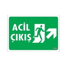 Acil Çıkış Uyarı Levhası 17,5X25 Kod: 946 (241787158)