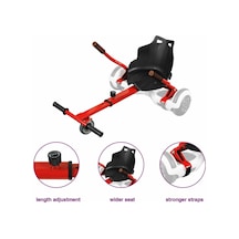 Go Kart Ayarlanabilir Hoverboard Koltuk Aksesuar Kırmızı, Hvckrmgoo Standart