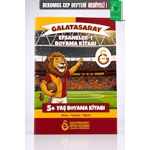X Dekomus Lisanslı Galatasaray Efsaneler +5 Yaş Boyama Kitabı Altın