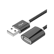 Microcase AL2864 USB 2.0 Örgülü Uzatma Kablosu 3 M