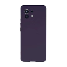 Xiaomi Mi 11 Uyumlu Kılıf Nano İçi Kadife Silikon - Mor