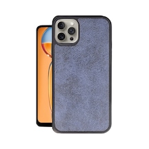 Ankaverse iPhone Uyumlu 14 Pro Max Kılıf Aras Deri Kapak - Lacivert