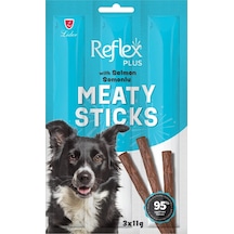 Meaty Sticks Somonlu Köpek Ödül Çubuğu 3x11gr Otuzlu Paket