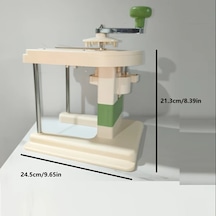 Motion003 1 Adet Manuel Lahana Kesici Lahana Marul Havuç İçin Abs Plastik Paslanmaz Çelik Bıçak Sebze Dilimleyici 1 Parça