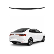 Renault Megane 4 2016-2024 Arası Uyumlu Araca Özel Bagaj Spoileri Piano Siyah 1 Parça