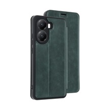 Xiaomi Poco X7 Pro Kılıf Flip Cover - Koyu Yeşil Koyu Yesil