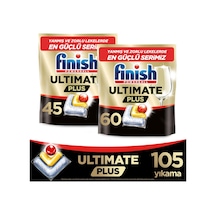 Ultimate Plus Bulaşık Makinesi Deterjanı Kapsül Tablet Limon 105 Adet 45+60