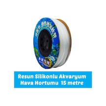 Silikonlu Akvaryum Hava Hortumu 15 Metre