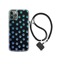 Apple Uyumlu iPhone 13 Pro Max Kılıf Boyun Askılı Patiler 1858