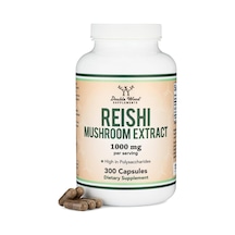 Double Wood Reishi Mushroom Capsules 4:1 Ganoderma Extract, ...