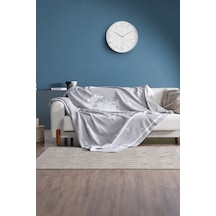 Afra Battaniye Çift Kişilik Gri