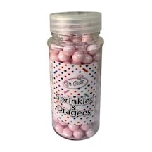 Bebe Pembe Pasta Süsleme Boncuğu 8 Mm 90 Gr