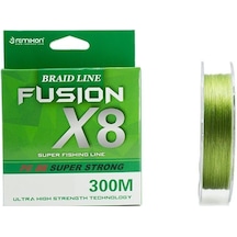 Remixon Fusion 0.30mm 300m Green 8 Kat İp Olta Misinası 20kg Çeker
