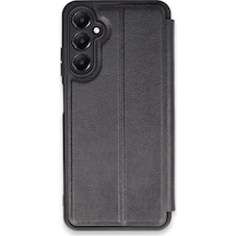 Samsung Uyumlu Galaxy A05s Kılıf Flip Cover Siyah