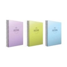 Gıpta Pastoral 72 Yp. A4 Spiralli Pp. Kapak Defter 2 Kareli + 1 Çizgili