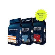 Moliendo Popüler Öğütülmüş Filtre Kahve Avantaj Paketi 3 x 250 G