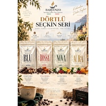 Barvenzo Büyük Kahve Serisi 500 G 4 Forte Blu + Viva Rossa + Luna Nova + Bella Aura Espresso