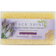 Black Shine Bs Doğal Lavanta Özlü Süngerli Sabun 100 G
