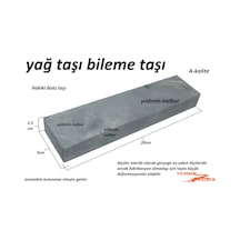 Yağ Taşı Bolu 5x20 Yağ Taşı Bıçak Bileme Taşı Küçük Boy