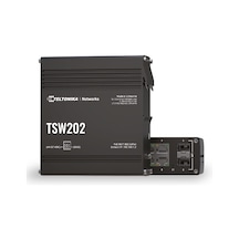 Teltonika TE-TSW202 Endüstriyel Poe+ Switch&lt Br&gt 8x 10/100/1000baset Poe+ Port 30w  Switch