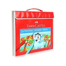 Faber-castell Taşınabilir Çantalı Pastel Boya Seti, 24 Renk, Yumuşak Ve Rahat Kullanım, Canlı Renkler, Kağıt Ve Taş Üzeri Uygun 103 Ivory
