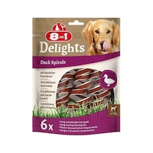 8in1 Smart Delights Duck Spirals Ördekli Burgu Köpek Ödülü 60gr 6'lı
