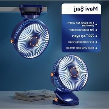 Supermarket1 Mavibazaar Usb Şarjlı Mini Fan, Beyaz-mavi-pembe, Öğrenci Yurdu İçin