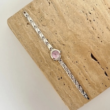 Norel Silver Pembe Saat