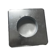 Konteyner Soba Boru Çıkış Zıvanası Kare İzocamsız 13cm 20x20