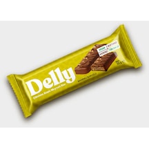 Delly Şeker İlavesiz Çikolata Kaplı Bademli & Muzlu Bar 12 x 40 G