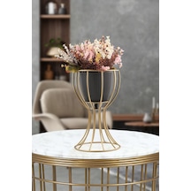Anafor Saksılık Eskitme 25 Cm Siyah Saksı