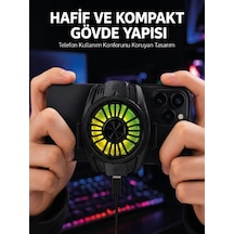 Mey İthalat Telefon Ve Tablet Uyumlu Manyetik Mobil Soğutucu Fan