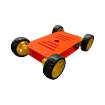 Arduino Uyumlu 4wd Robot Araba Platform Kiti Seti Monte 7/8 Yaş