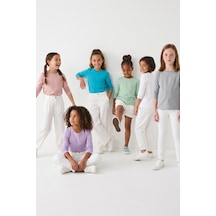 Kiagu Kız Erkek Çocuk Basic Tişört 6'lı Set Pamuklu Kısa Kollu Çocuk Tişört 2-13 Yaş T-shirt Çocuk Unisex 6'lı Kısa Kol Basic Tişört Seti 2-13 Yaş Pamuklu Penye 6'lı Set2