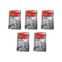 Arma Baskılı Mini Blok Poşet Torba No: 0 Siyah 5 x 100'lü 20 x 30 CM