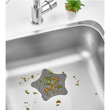 Yıldız Şekilli Lavabo Banyo Küvet Gider Süzgeçi Silikon 1 Parça Plastik Diğer