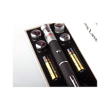 Yeşil Lazer Pointer 8000 Mw 5 Başlıklı