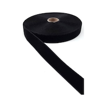 10 Metre Siyah Kadife Kurdele 1,5 Cm