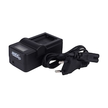 Pdx Plus Sony İle Uyumlu Np-fw50 Batarya İçin Dijital Göstergeli Fotoğraf Makinesi Şarj Cihazı